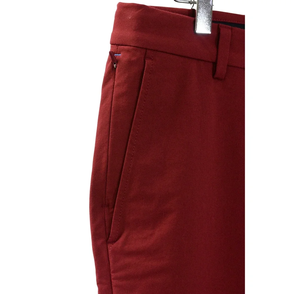 Vineyard Vines OTG Athletic Pants Mens 32x32 Red Performance Chino Stretch Golf